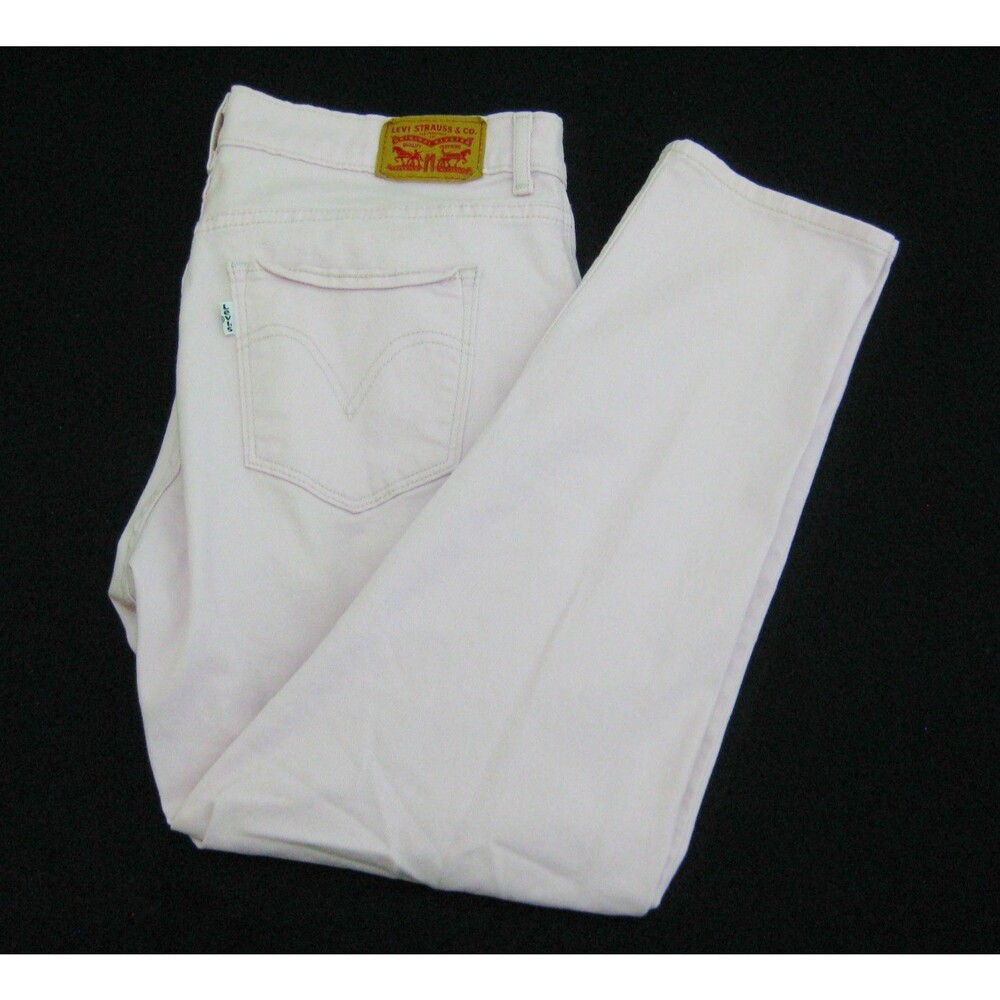 Levi's Pink Jeans Womens Size 10 Denim Pants 5 Pockets Zipper Fly Straight Fit